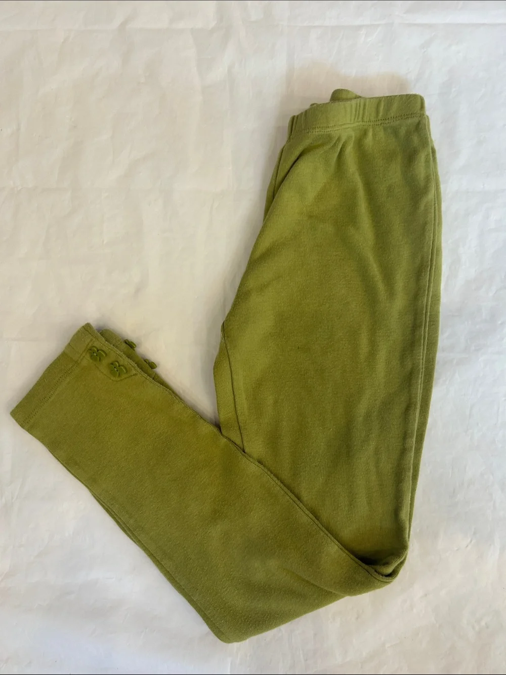 Gymboree Olive-Style Green Fleece Leggings